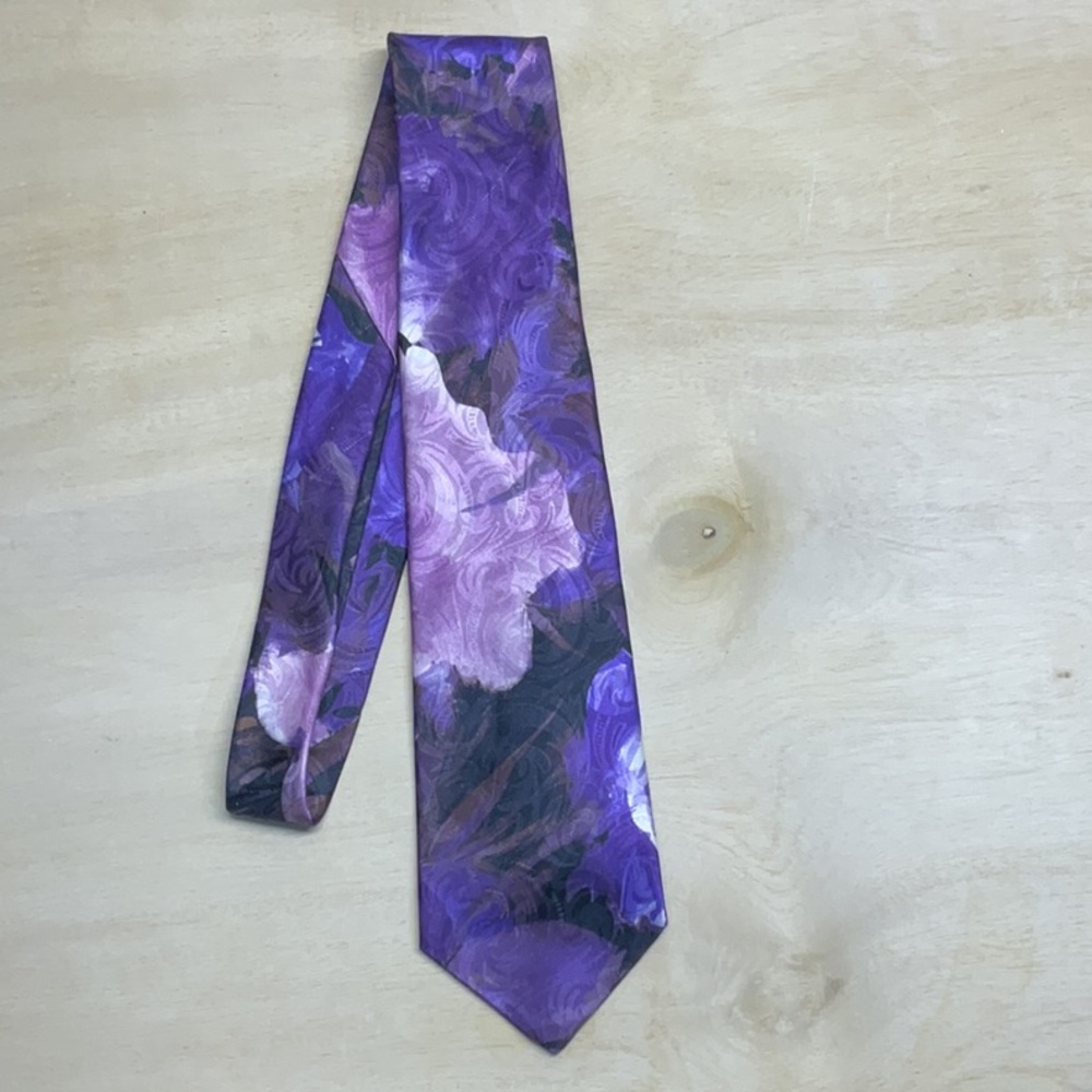 VTG Manhattan | Purple Long Neck Tie MADE IN USA